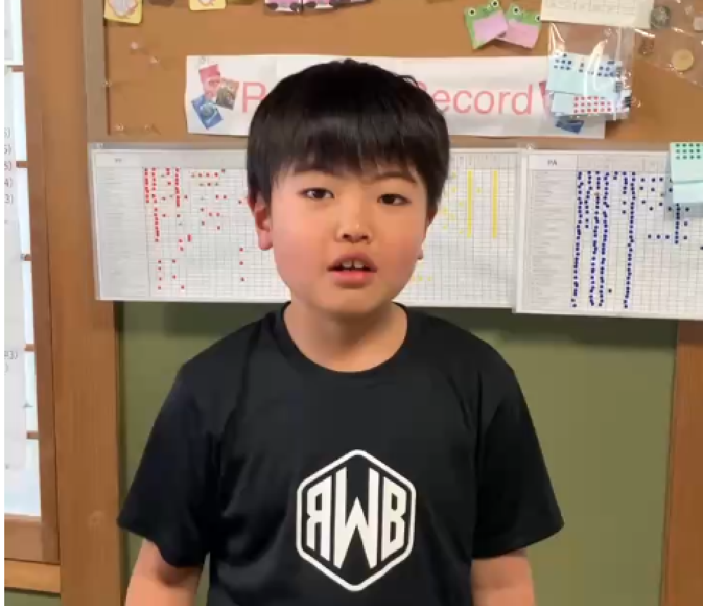 ✨一年でこ〜んなに話せるようになったよ‼️